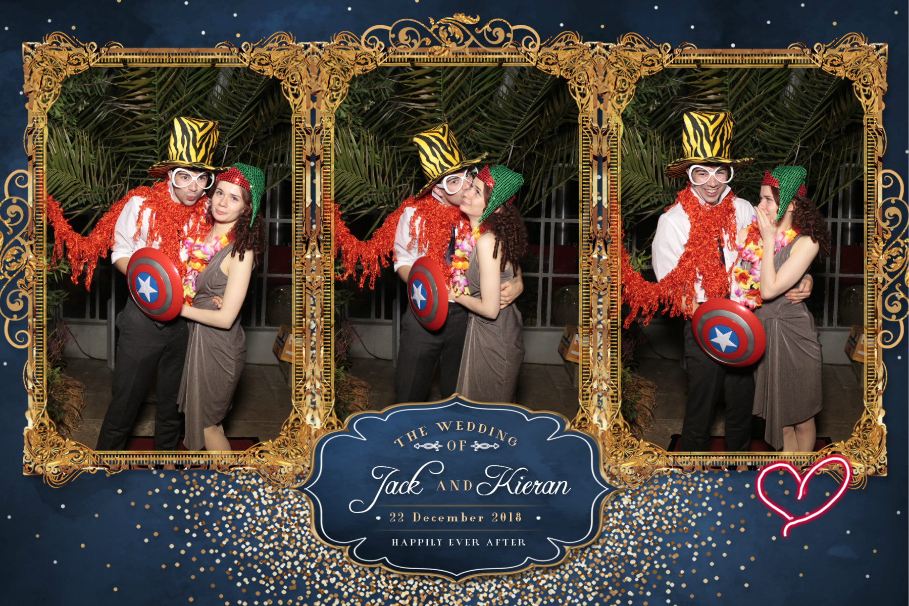 Jack and Kieran's Wedding | View more photos from the event at gallery.myphotoboothexperience.co.uk/u/MyPhotoBoothExperienceLtd/Jack-and-Kierans-Wedding